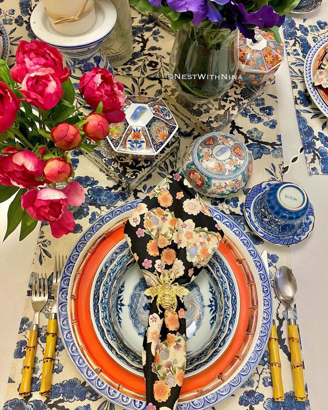 Bountiful Chinoiserie Tablescapes For The Mid Autumn Festival