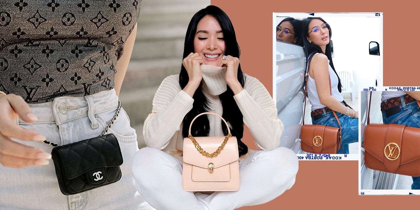 Heart evangelista dior discount bag