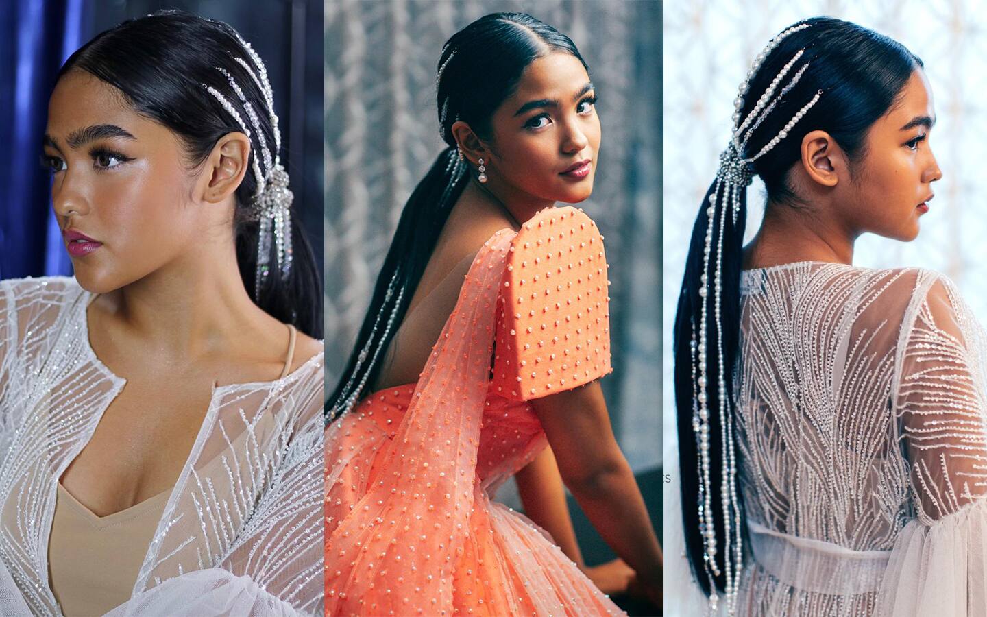 Here Are The Insider Details On Andrea Brillantes' Pearl-Encrusted Hair ...