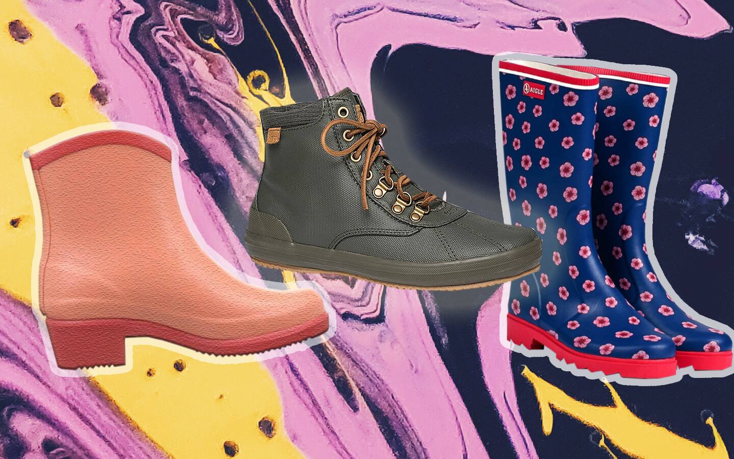 fashion rain boots 2019