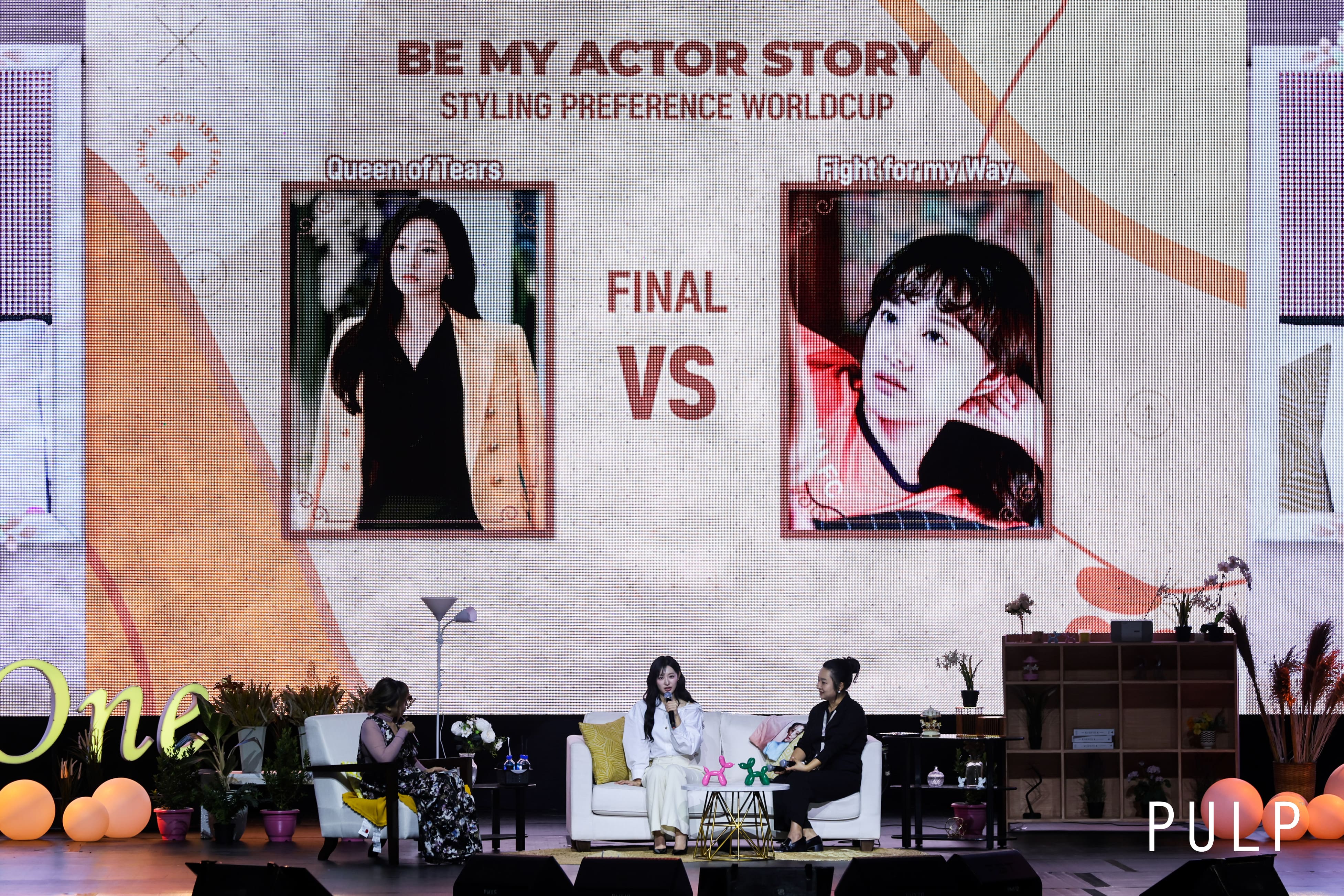 Kim Ji Won at her <BE MY ONE> fan meet in Manila, held at the New Frontier Theater last August 3.