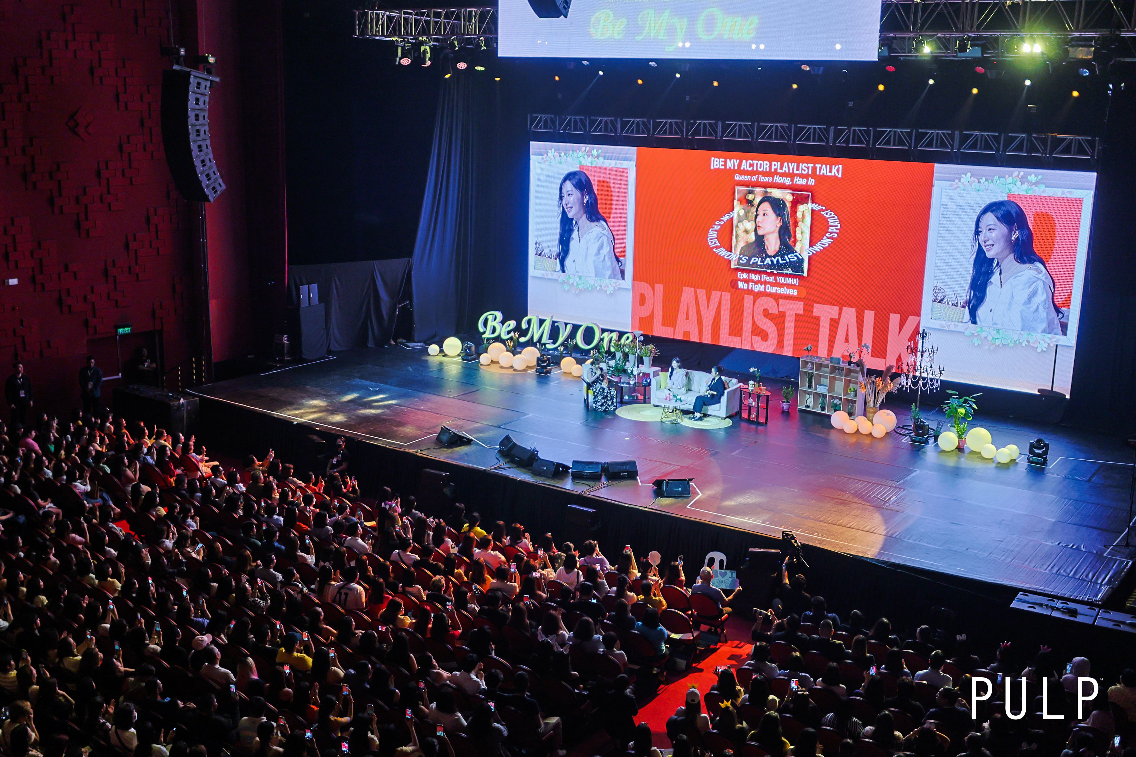 Kim Ji Won at her <BE MY ONE> fan meet in Manila, held at the New Frontier Theater last August 3.
