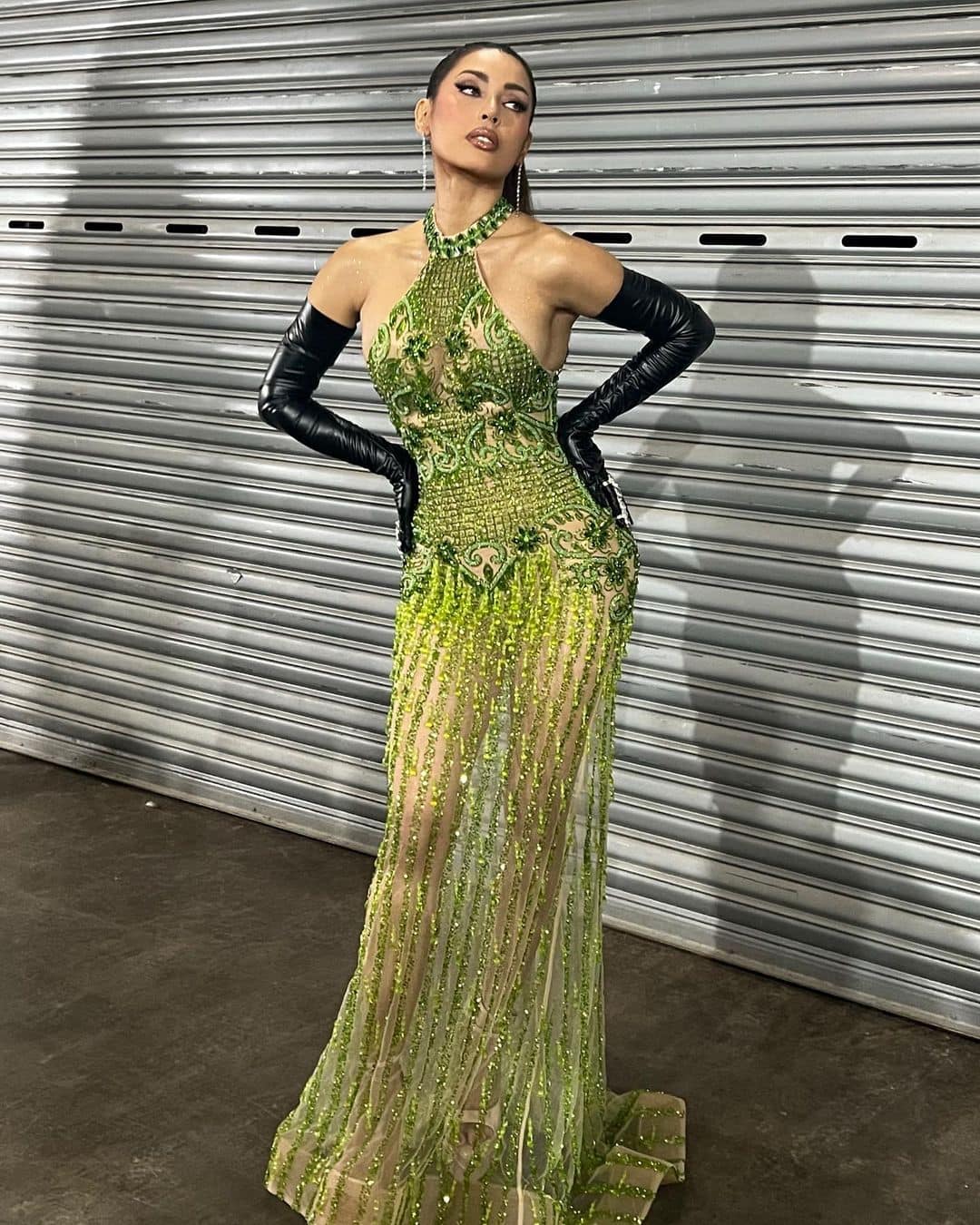 slim fit dress slacks October 2023 with Michelle Dee, R'Bonney Gabriel, Catriona Gray, Melan