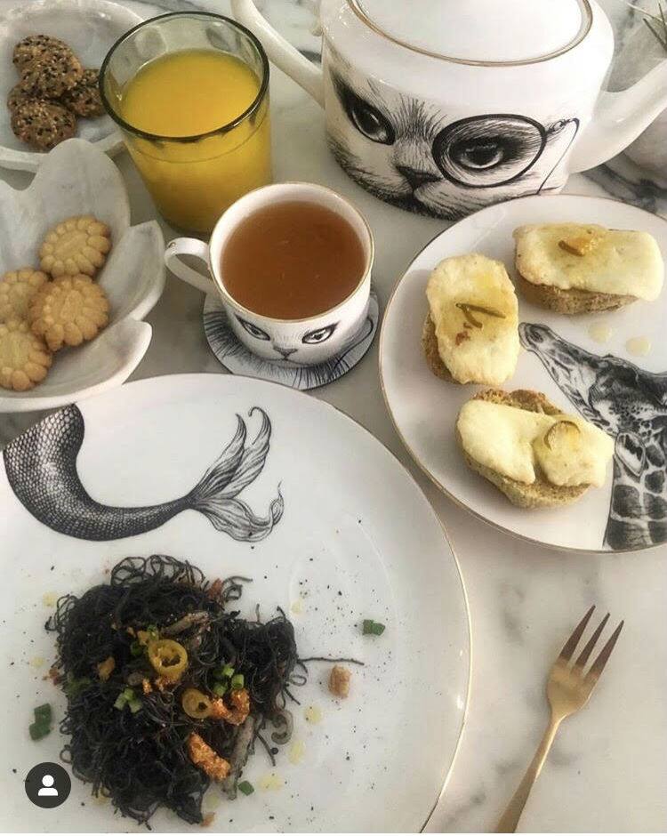 Have fun with an offbeat tea set and serveware. They make an interesting tablescape. Have fun with an offbeat tea set and serveware. They make an interesting tablescape.