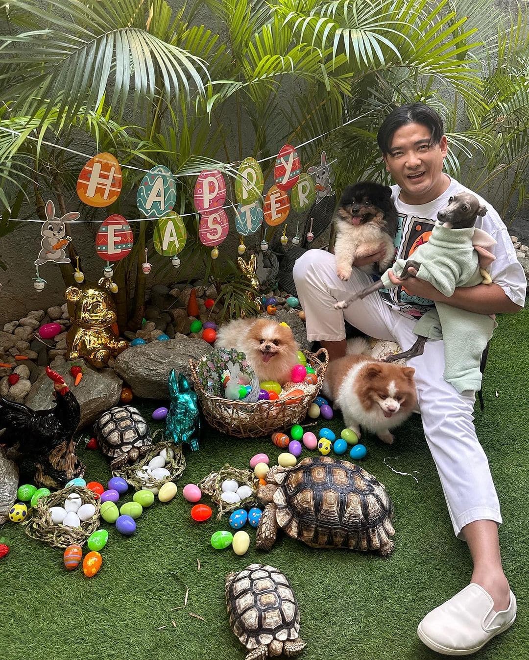 Check Out How Local Celebrities Spent Easter Sunday