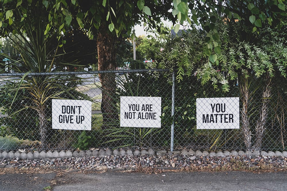 You are not alone! You are not alone!