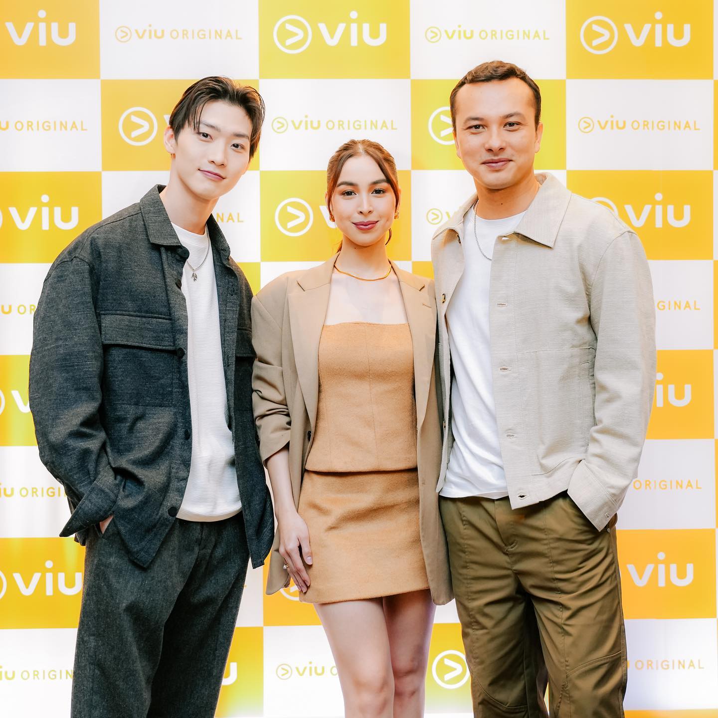 Indonesian actor Nicholas Saputra, Filipino actress Julia Barretto, and South Korean actor Sang Heon Lee