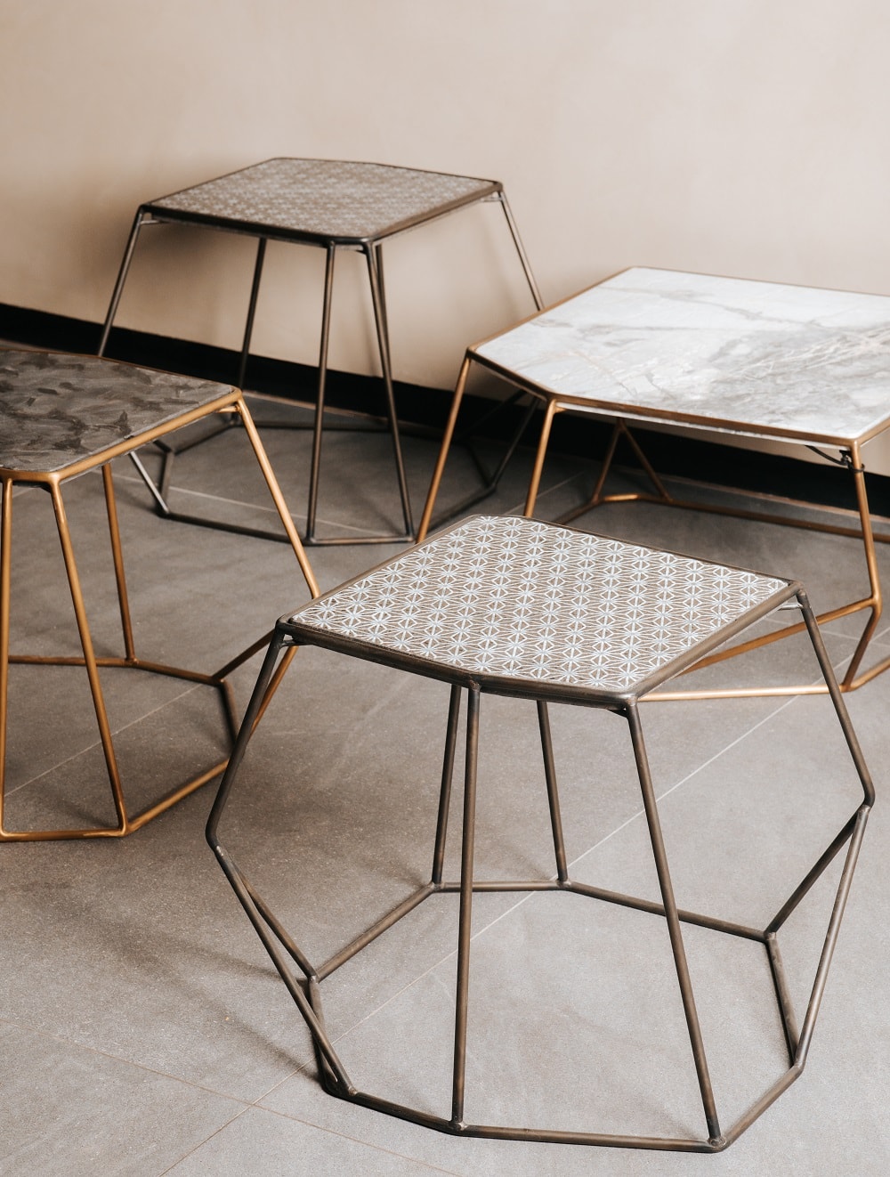 Low tables by Henge. Low tables by Henge.