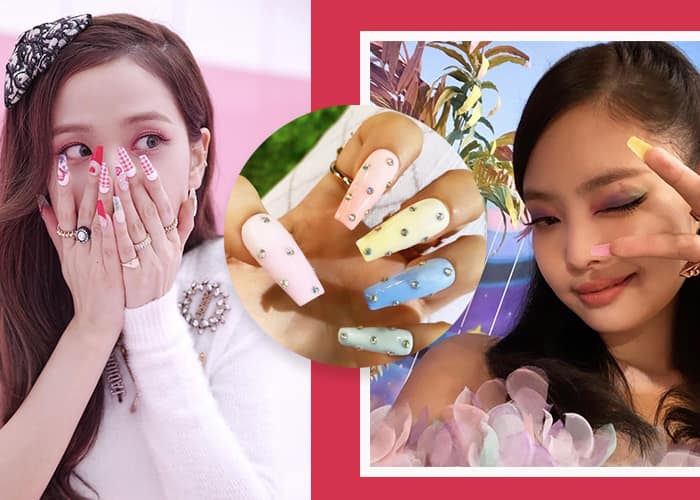 LOOK! Check Out The Customized Nails For BLACKPINK's Ice Cream Music ...