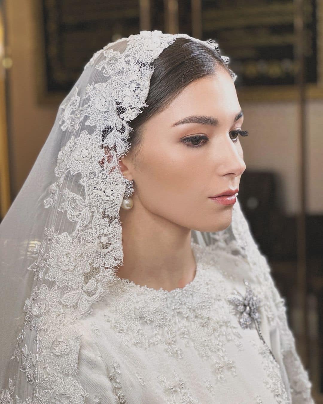 princess anisha wedding dress EXCLUSIVE: We've Got the Insider Details of Princess Anisha's Wedding  Makeup Look