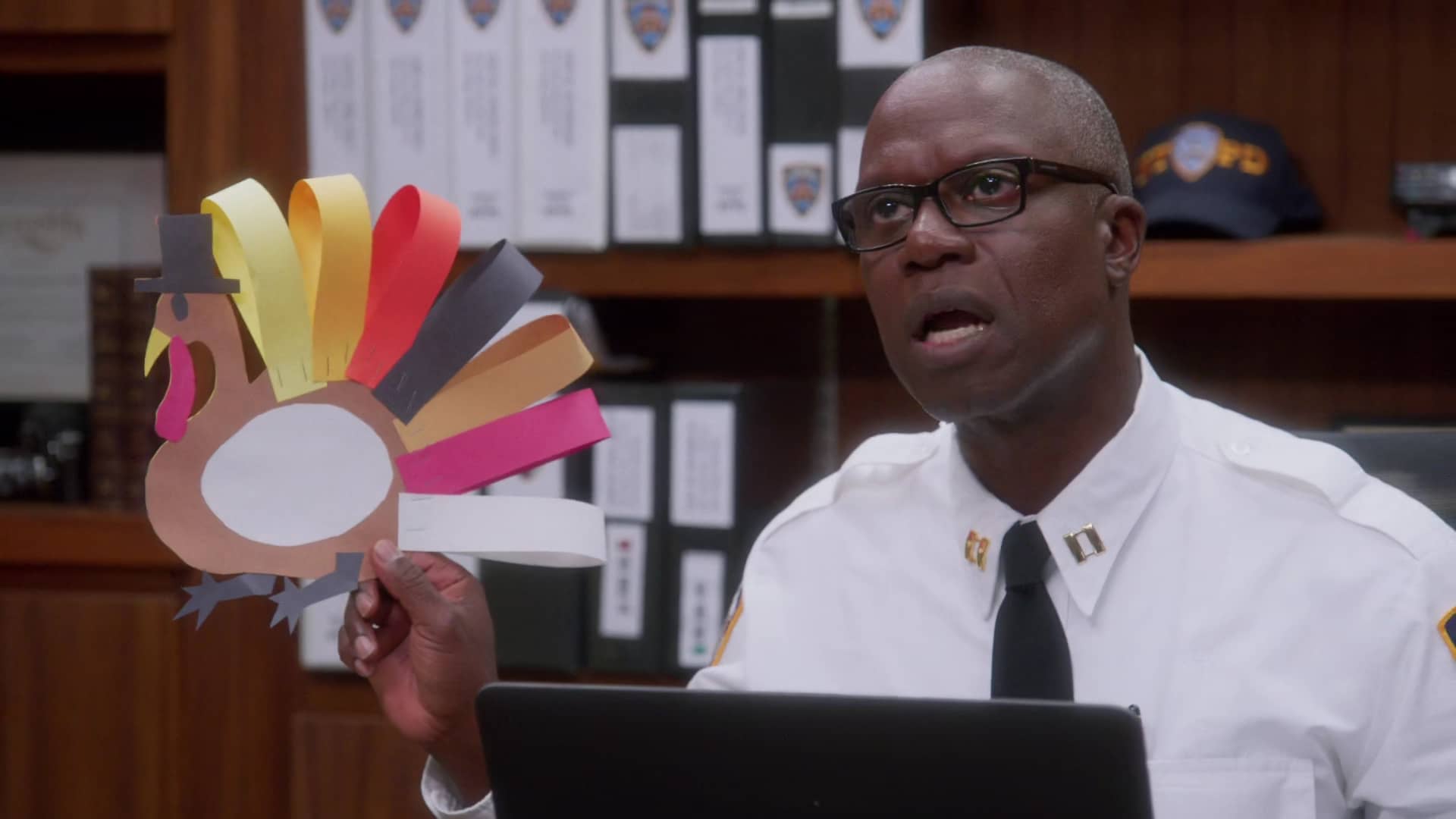 Captain Holt (Andre Braugher) in Brooklyn 99 Captain Holt (Andre Braugher) in Brooklyn 99
