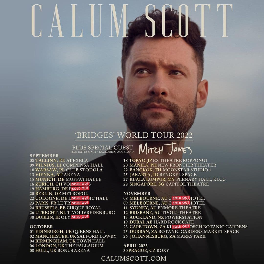 Callum Scott Tour 2024 Uk - Rorie Claresta