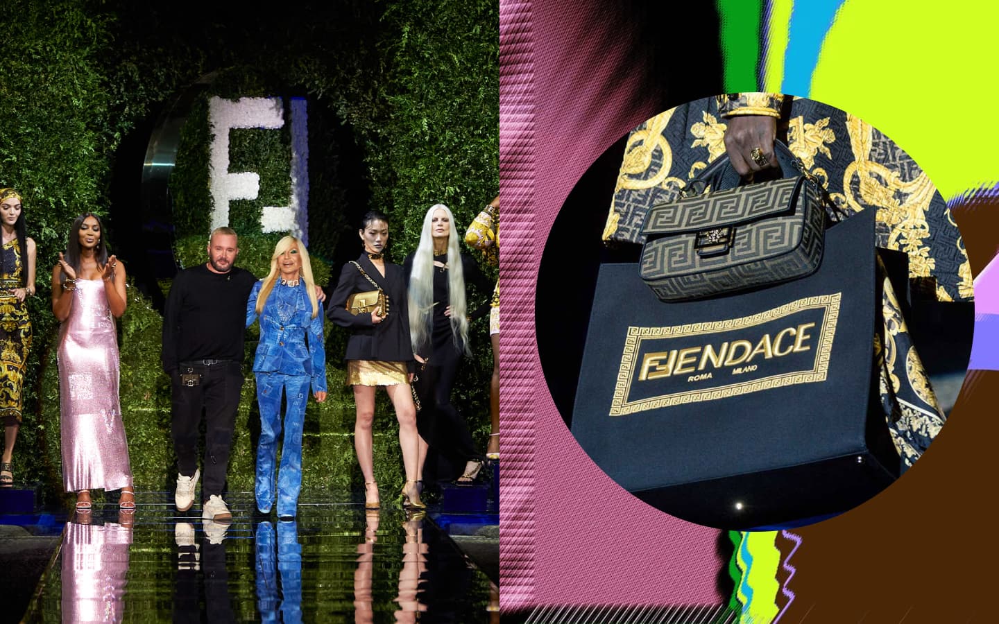 Fendi x Versace: Best of the Fendace secret show at Milan Fashion Week