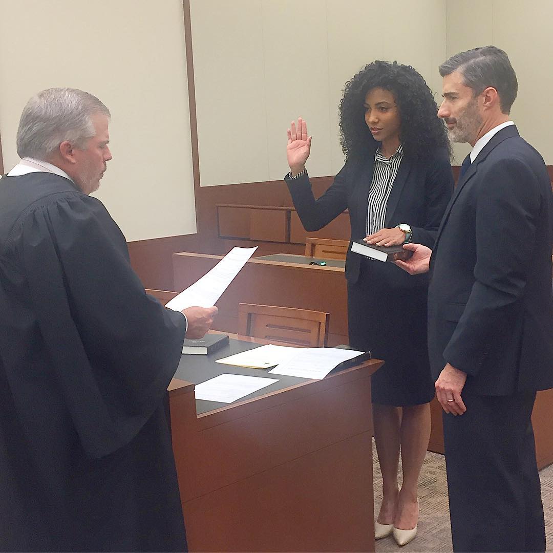 Miss USA 2019 Cheslie Kryst at her proclamation ceremony Miss USA 2019 Cheslie Kryst at her proclamation ceremony