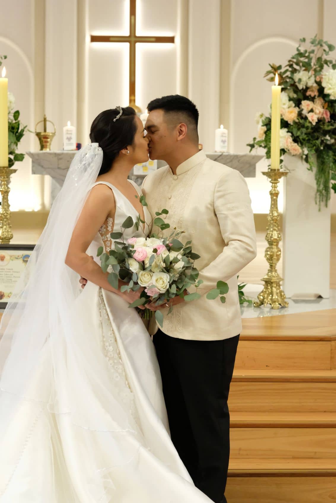 real weddings michelle barrera santi juban 0