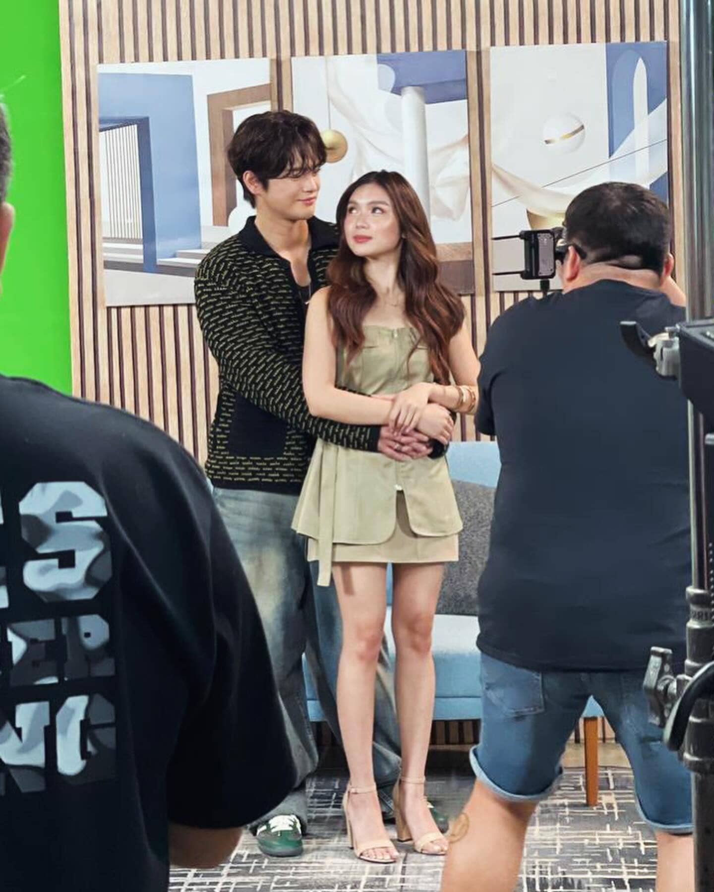 Seo In Guk and Francine Diaz, behind the scenes from the making of their music video for