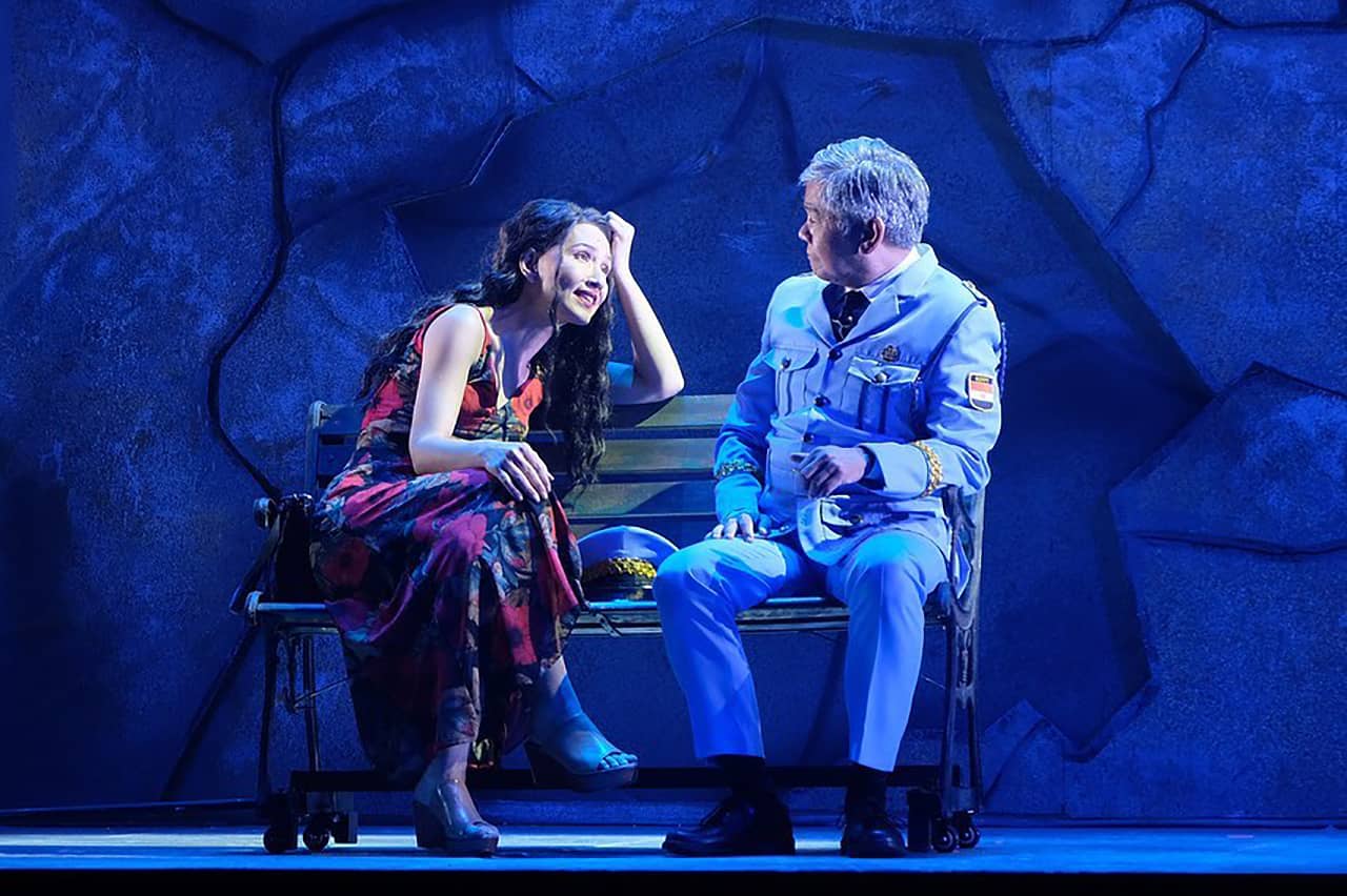 Menchu Lauchengco-Yulo and Rody Vera in Atlantis Theatrical’s The Band’s Visit, one of the many shows that closed due to the pandemic Menchu Lauchengco-Yulo and Rody Vera in Atlantis Theatrical’s The Band’s Visit, one of the many shows that closed due to the pandemic