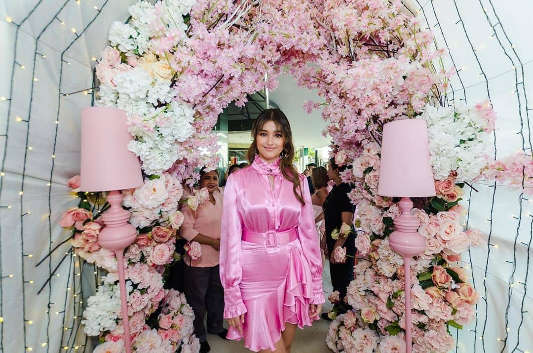 Liza soberano cheap pink dress