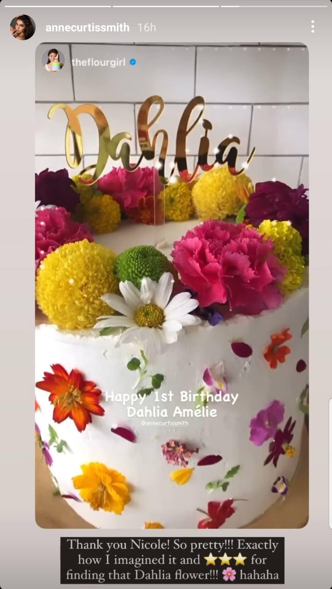 anne curtis erwan heussaff dahlia 1st birthday 2