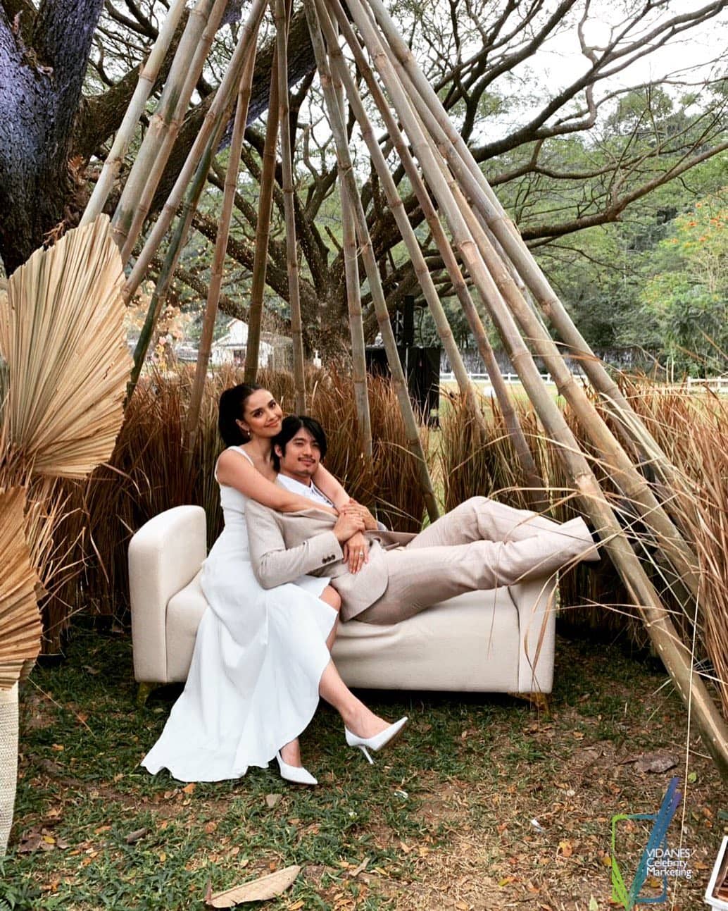 meghan young wedding gown
