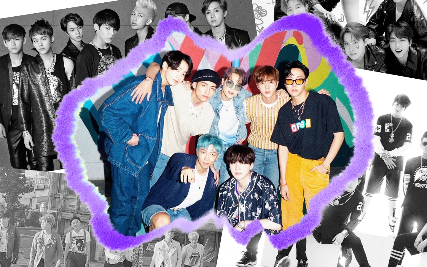 BTS Style Evolution — Kpop Jungkook RM Jimin Suga J-Hope V Fashion