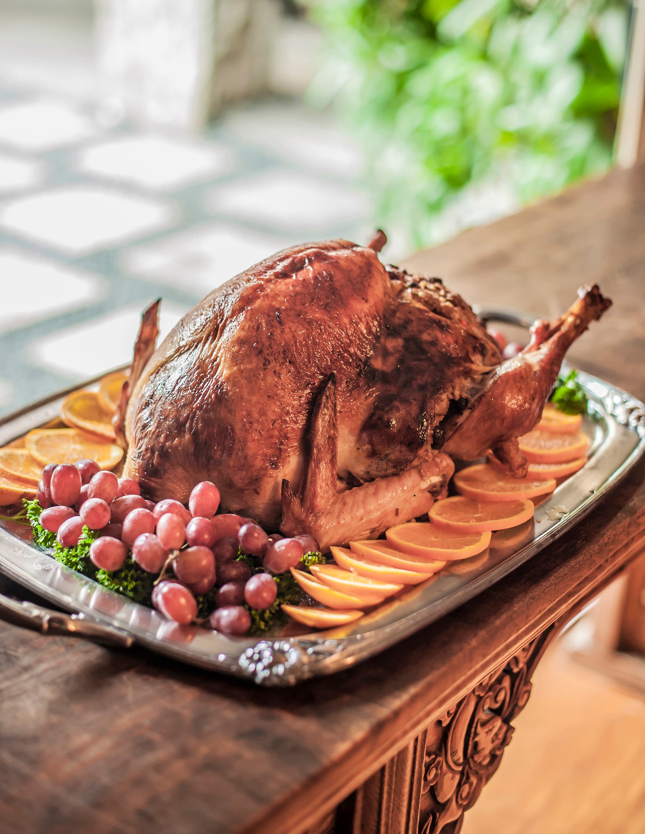 Guests look forward to Bettina's delectable spread featuring her famous prime rib which she only serves during the holidays, and turkey. The turkey is unlike any other, accompanied by her special gravy— a recipe gifted to her by a longtime friend. Guests look forward to Bettina's delectable spread featuring her famous prime rib which she only serves during the holidays, and turkey. The turkey is unlike any other, accompanied by her special gravy— a recipe gifted to her by a longtime friend.