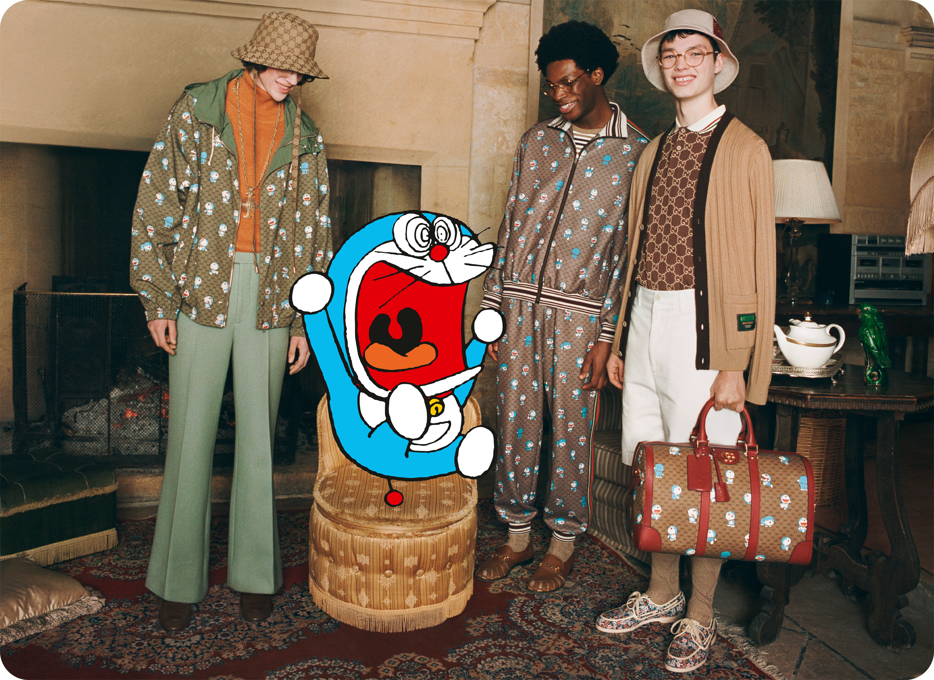 doraemon collaboration gucci