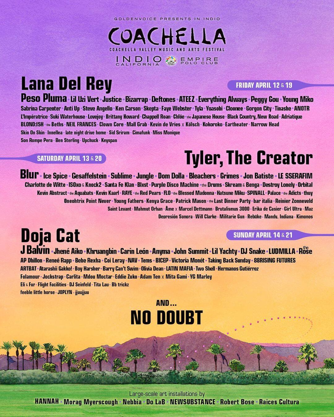 Coachella Schedule 2025 Khalil Rae
