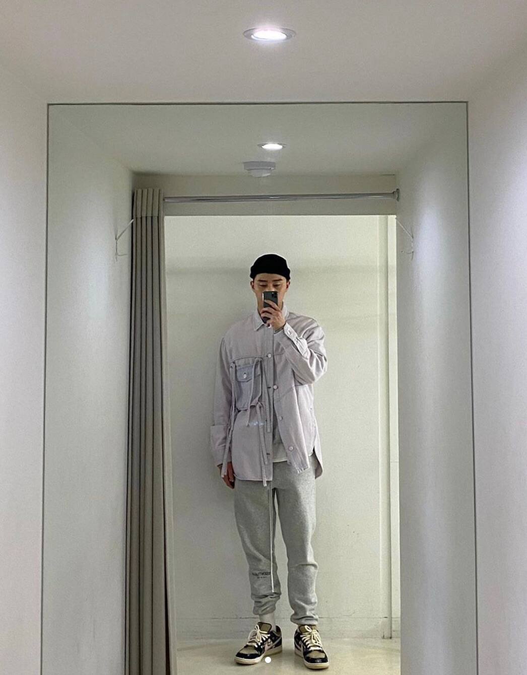 park seo joon nike stussy