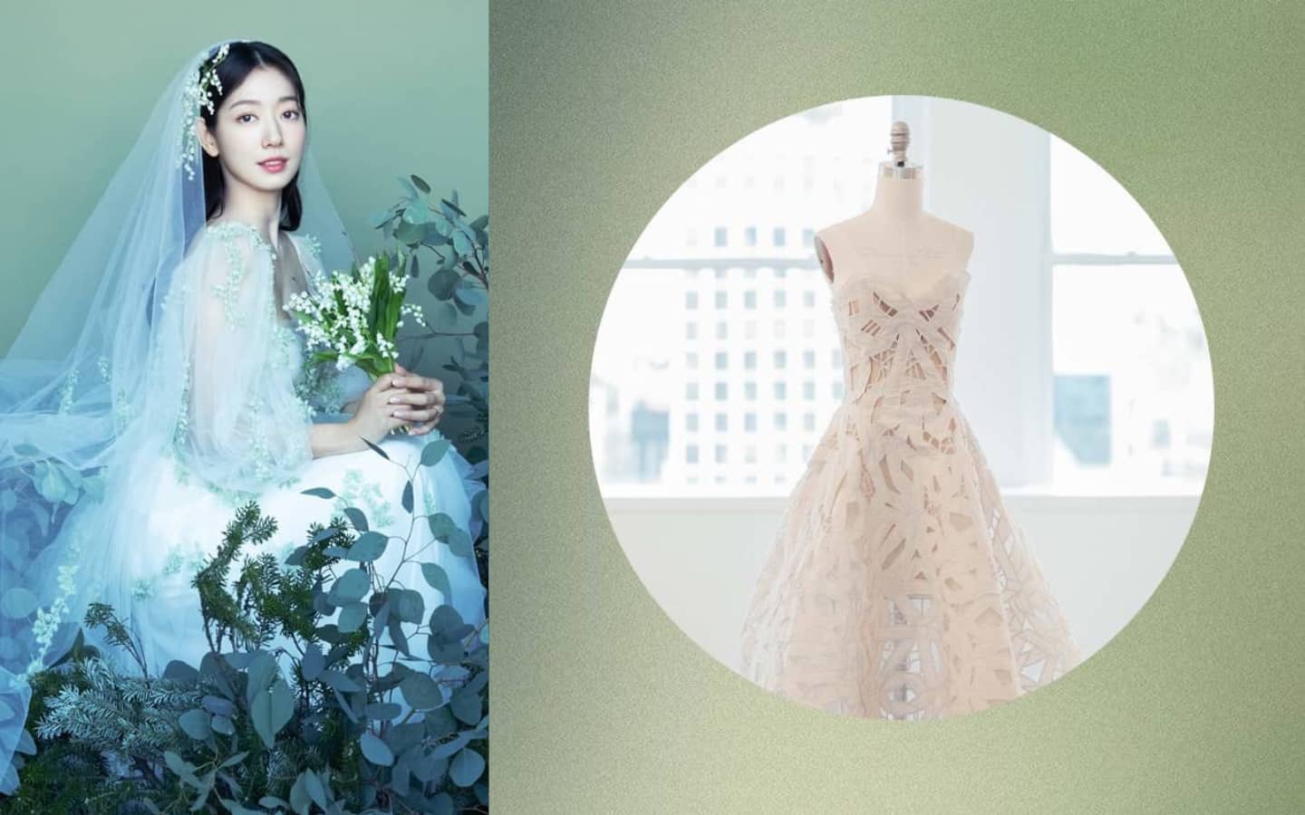 5 pairs of Korean actress black wedding dress is popular recommendation,  Min Xiaolin & Park Shin Hye this one is beautiful and domineering - laitimes