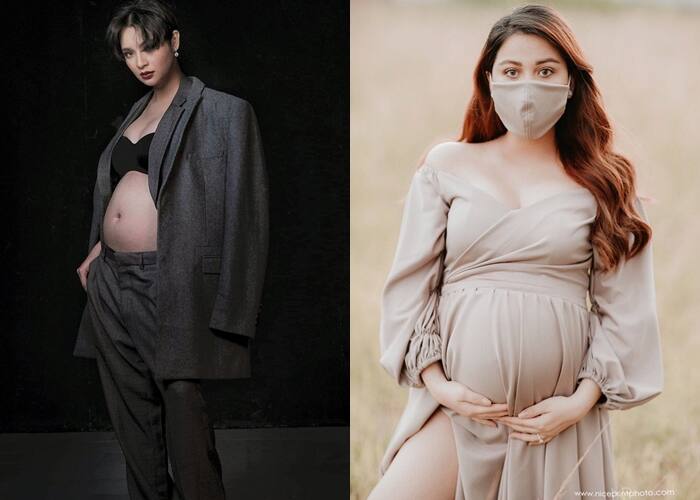 Stunning celeb maternity shoots