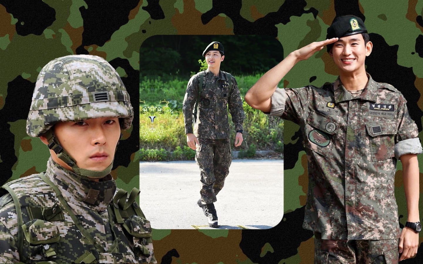 Descendants of the sun Song Joong Ki with the same military uniform cosplay