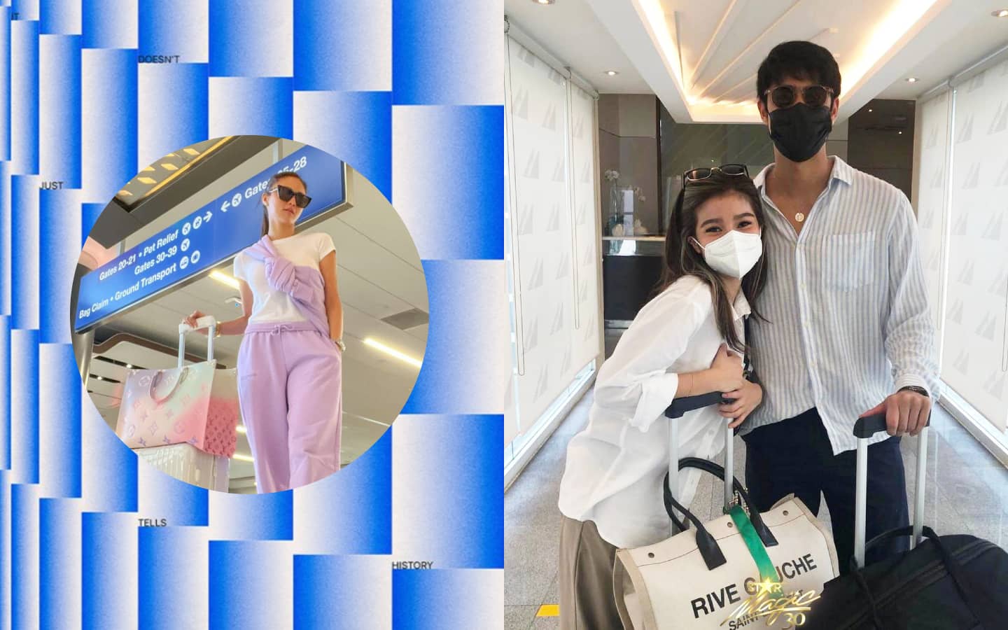 Kim Chiu Wears A Cozy Designer Outfit At The Airport