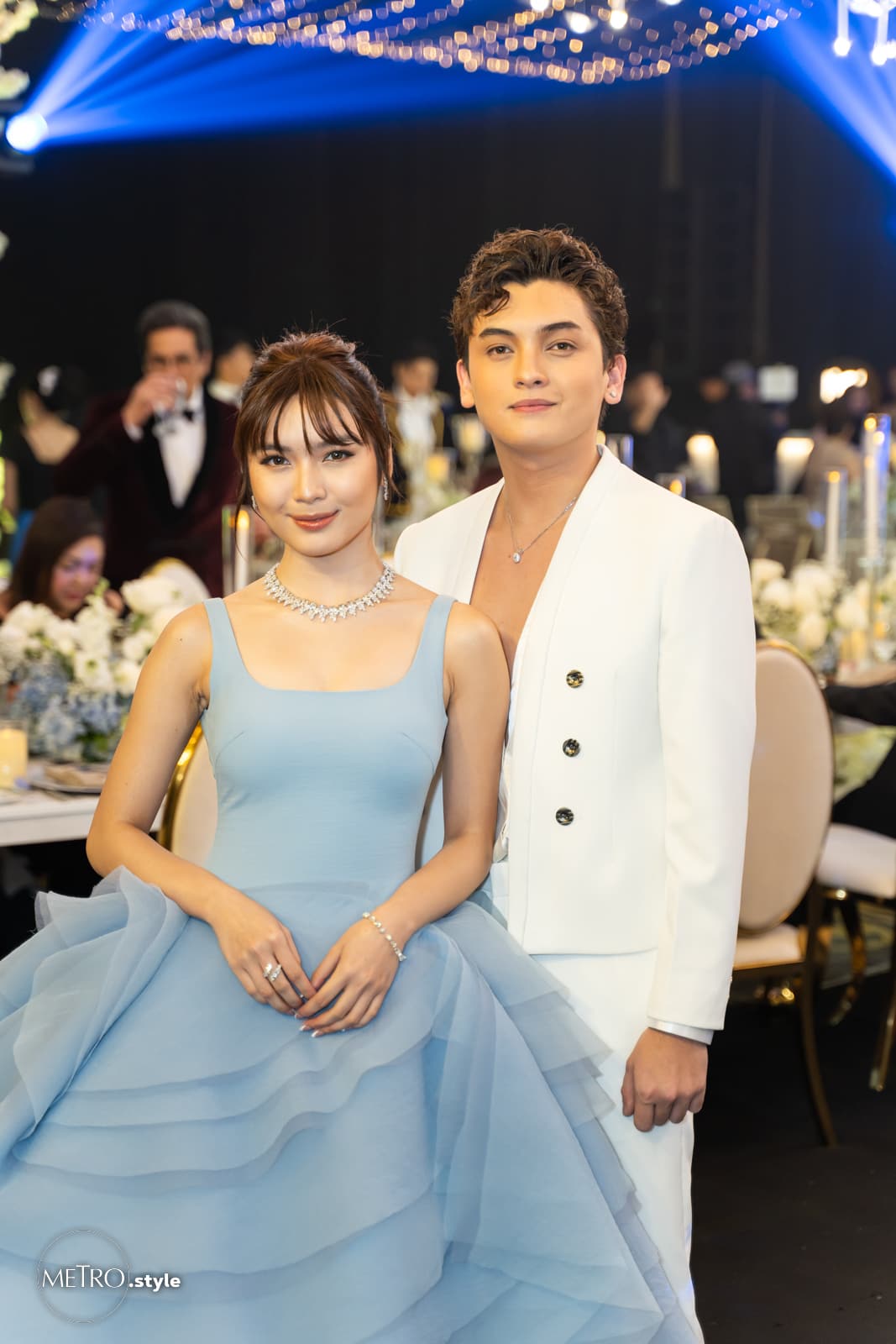 Francine Diaz and Seth Fedelin