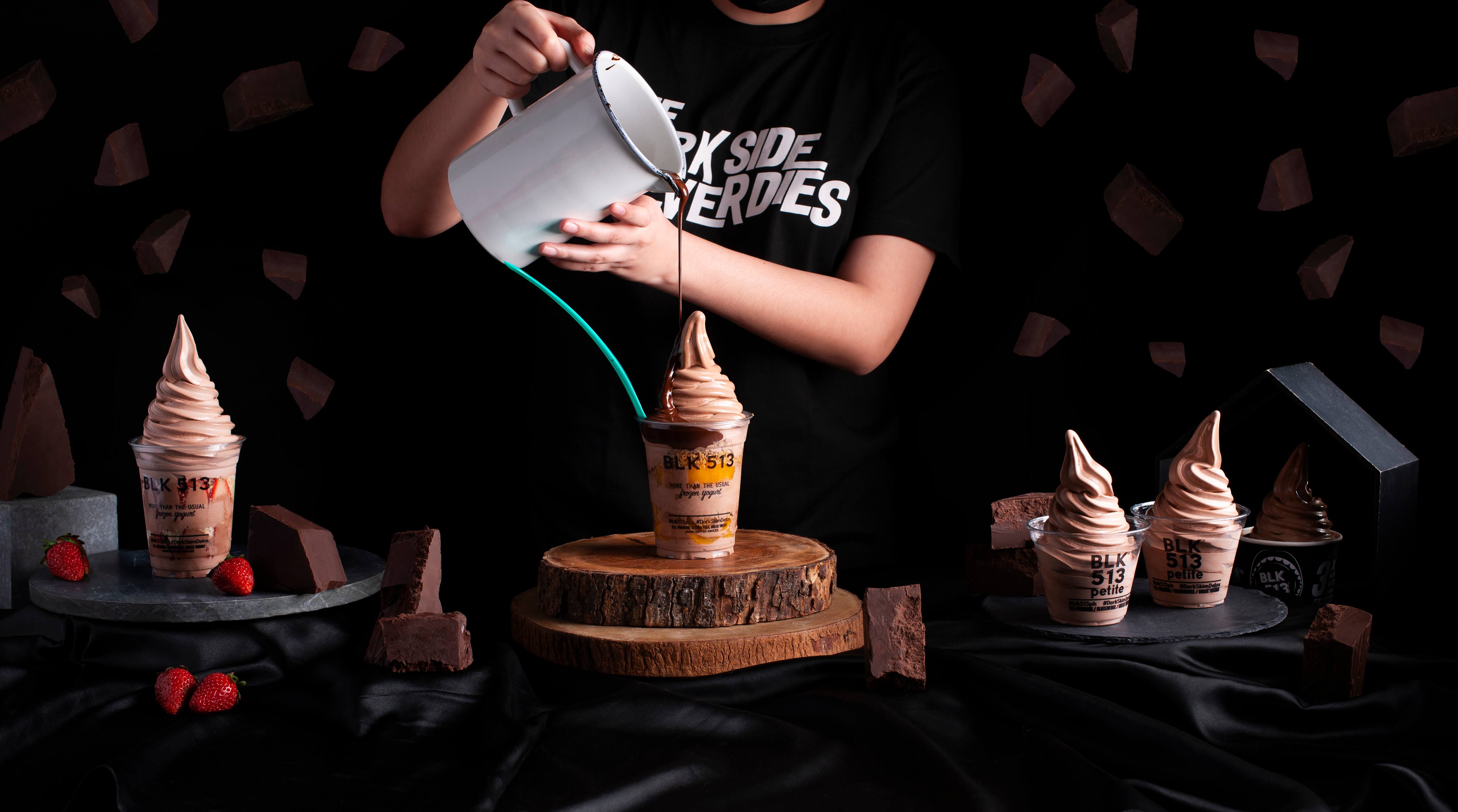 Don't Miss BLK 513's Limited Edition Chocolate Frozen Yogurt Series