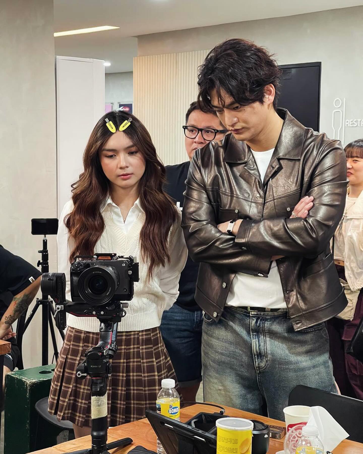Seo In Guk and Francine Diaz, behind the scenes from the making of their music video for