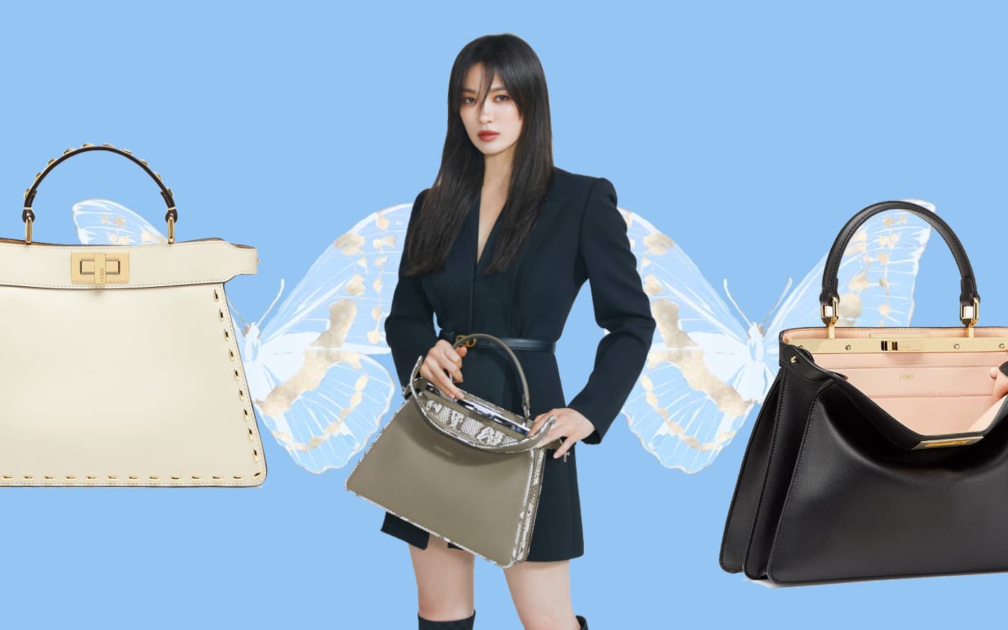 EXCLUSIVE Song Hye-Kyo Tells Us How Fun It Is To Own The Fendi Peekaboo Bag Metro.Style image