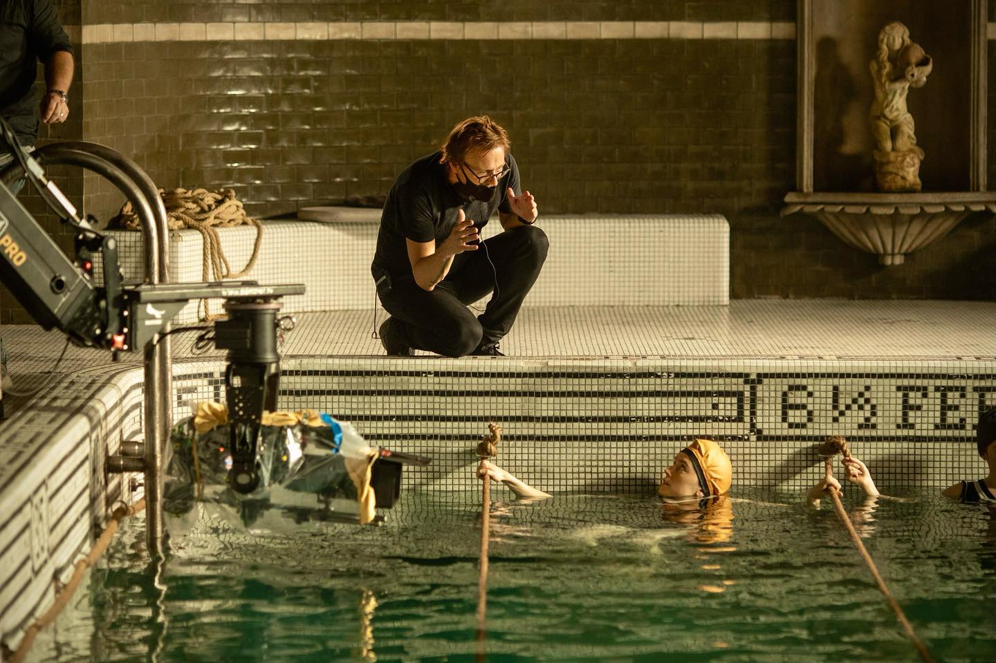 Director Joachim Rønning and actress Daisy Ridley