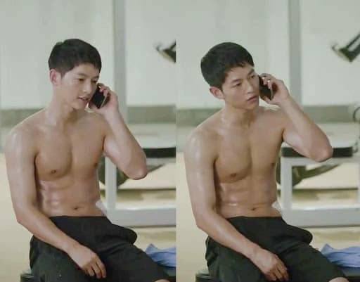 ji chang wook abdominaux