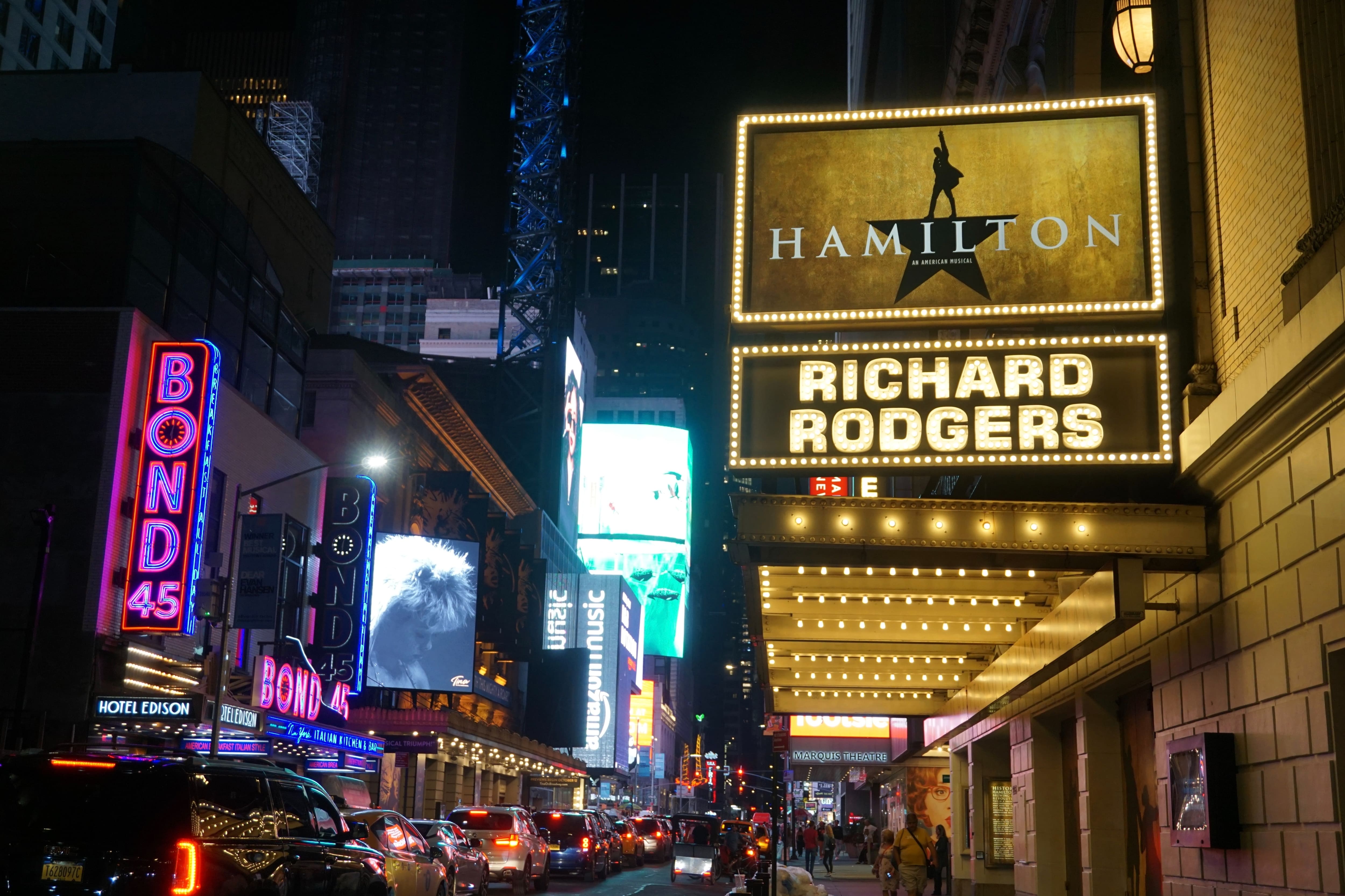 The Richard Rodgers Theatre on 46th Street The Richard Rodgers Theatre on 46th Street