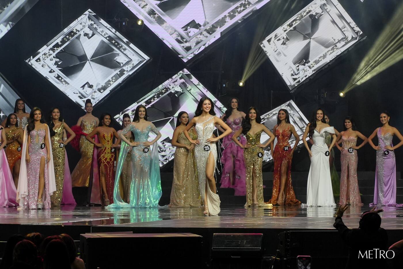 The evening gown segment - Binibining Pilipinas 2024