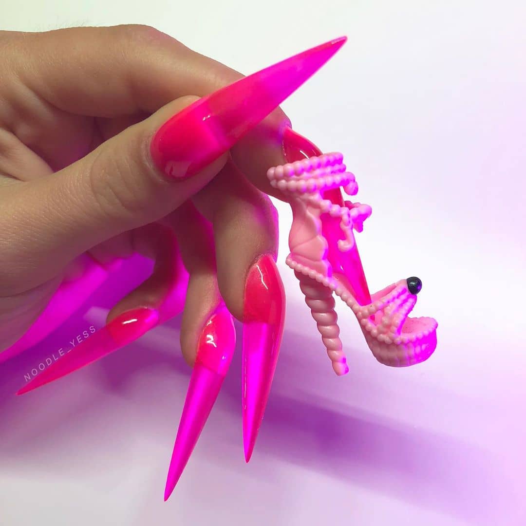 Trend Watch Extreme Acrylic Nail Art For The RiskTakers Metro.Style